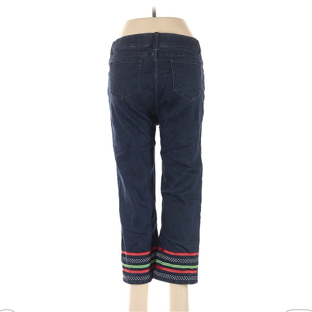 Rafaella Dark Blue Jeans with Colorful Hem - Picture 2 of 2